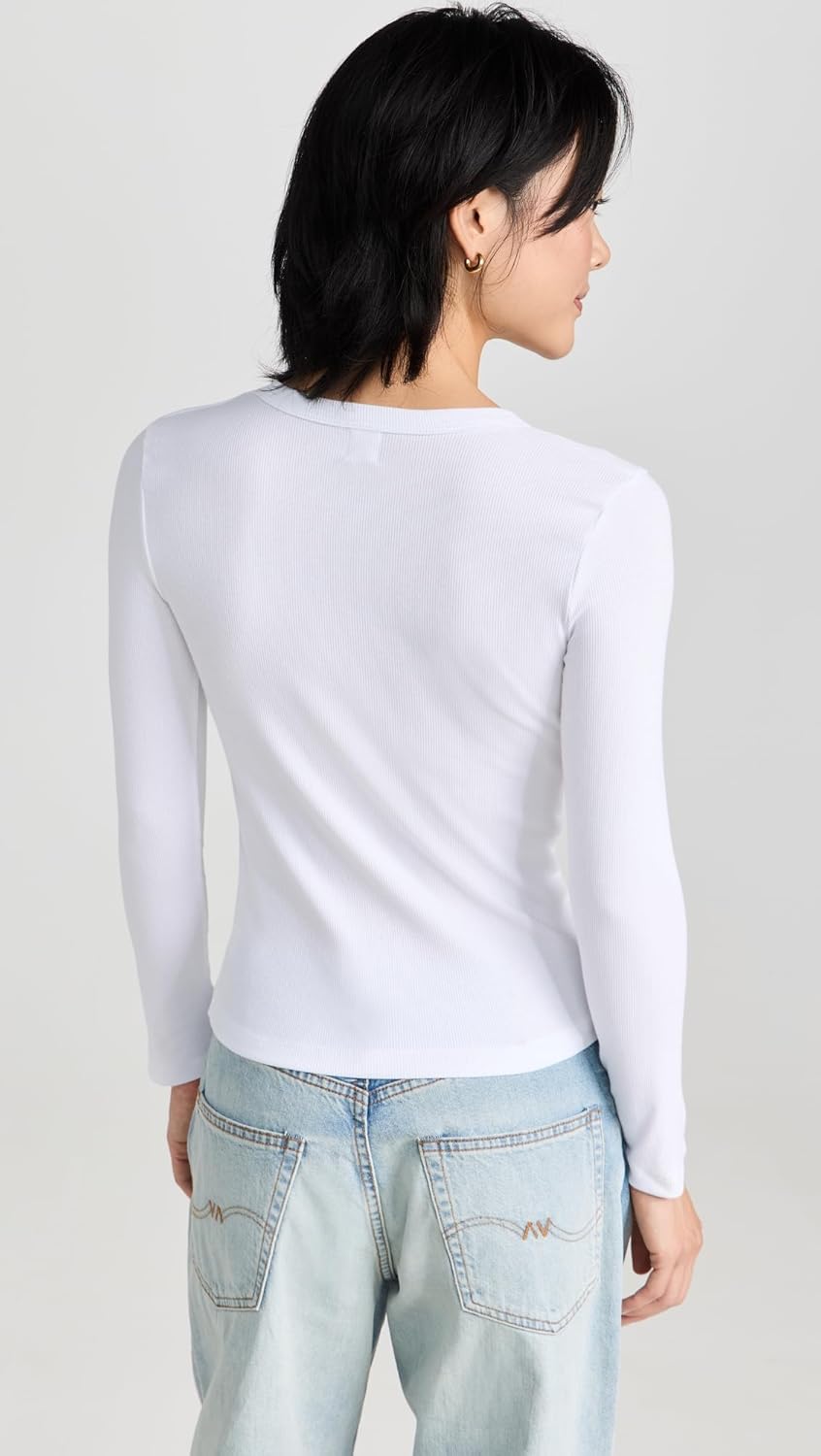 Leset Women's Kelly Slim Fit Long Sleeve Top - Image 3
