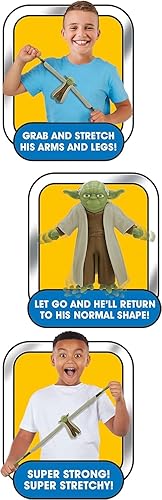 Miniatura 4 de STAR WARS Yoda - Figura de acción estirable  Yoda estira, tira y tuerce  Coleccionable, elástica y divertida