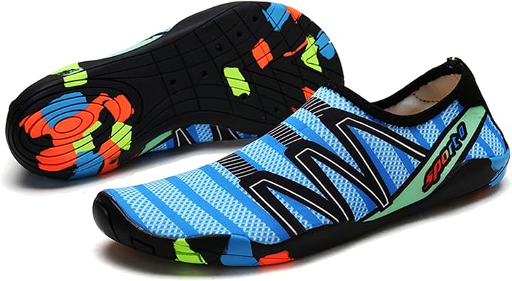 Badeschuhe Damen Herren Wasserschuhe Schwimmschuhe Aquaschuhe Strandschuhe rutschfest Surfschuhe schnell trocknend Wattschuhe Meerschuhe Erwachsene Gr.36-45