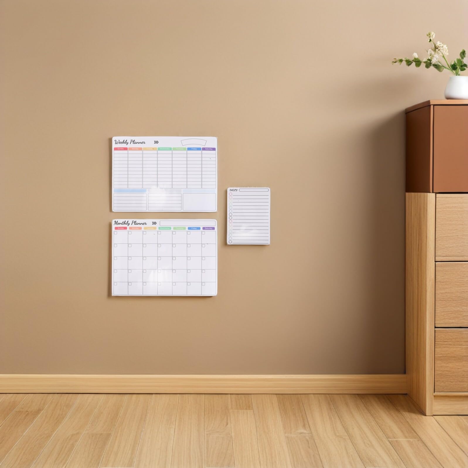 Magnetische Kalender-Planungstafel magnettafel wochenplaner Bürobedarf weekly planner board Magnetische, trocken abwischbare Tafel wochenplan magnetisch Tinte White