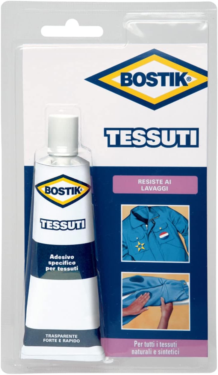 Bostik 10930 Fabric Glue, Transparent, 50g Industrial & Scientific