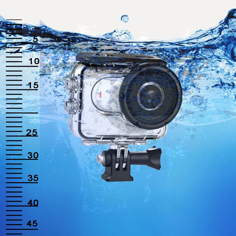 Honbobo Étui Étanche 40M Pour Insta360 GO 3S / GO 3 - Boîtier Protection Plongée