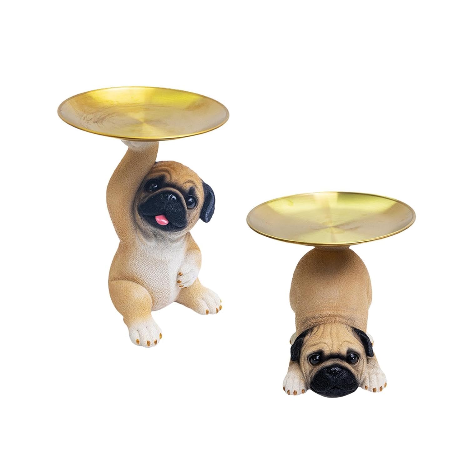 Dog Holding Decoration Tray | Decoration Dog Serving Tray with Handle | Dishes Plate Holder for Kitchen, Bedroom, Office, Dinning Table Dog Serving Tray Decorative Showpiece Item (1) — Amazon image 3