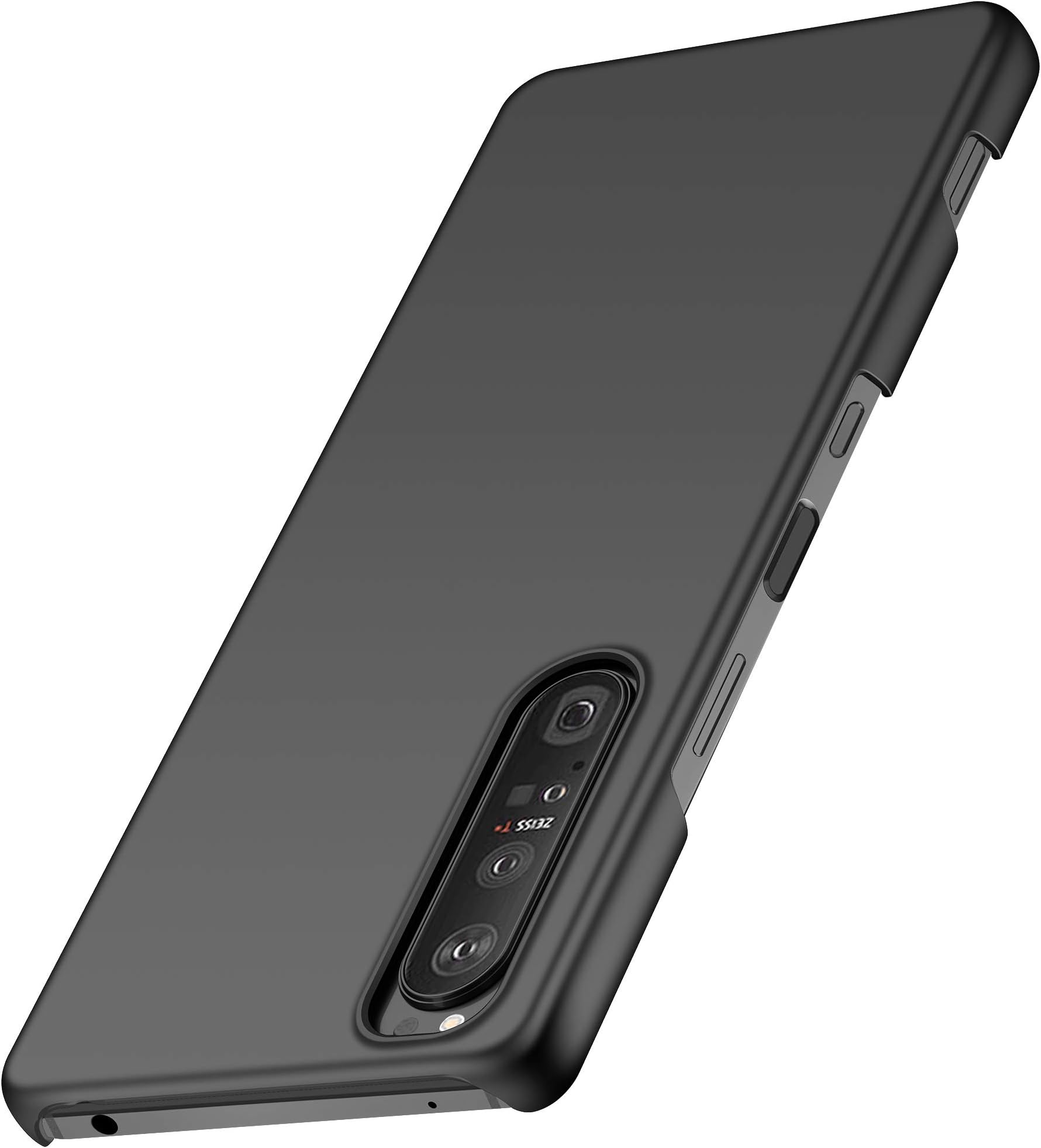 Arkour Silky Touch Designed for Sony Xperia 1 III Case (2021), [Ultra-Thin & Lightweight] Matte Texture Hard Plastic Stylish Protective Slim Cover Case for Sony Xperia 1 III (Black)