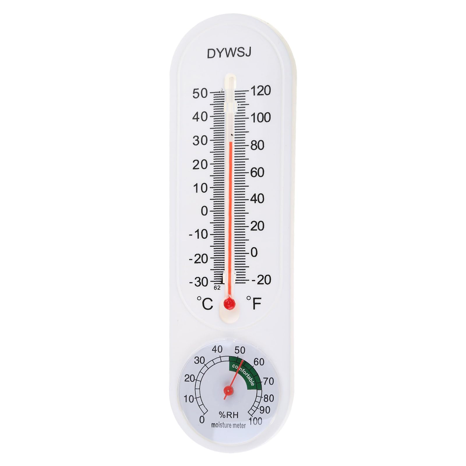 Upgraded Wall Thermometer Wooden Indoor Outdoor Thermometer with Double Scales ?&? Household Thermometer for Home Office Outdoor/Indoor Thermometer for Home Outdoor/Indoor Thermometer Hygrometer