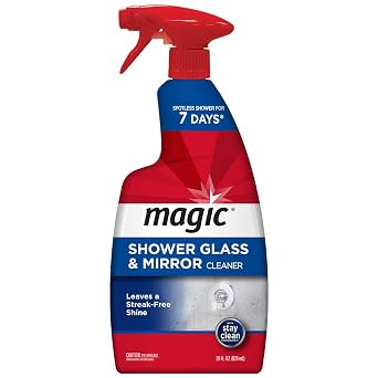 Magic Shower Glass & Mirror Cleaner, 28 Fluid Ounce Packaging May Vary
