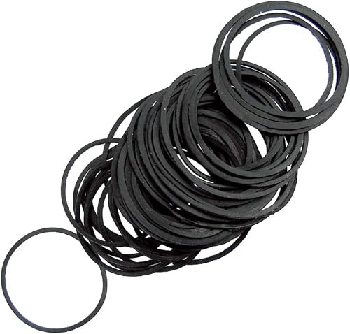 Jewellers Tools Juntas de reloj planas de 1.260-1.969 in (100) arandelas de goma con sello de anillos en forma de O para relojes surtidos (15)