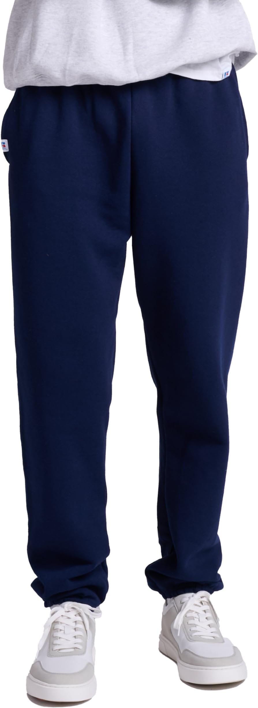 Russell Athletic Men's Dri Power Fleece Elastic Bottom Sweatpants, Relaxed Fit, Moisture Wicking, with or Without Pockets