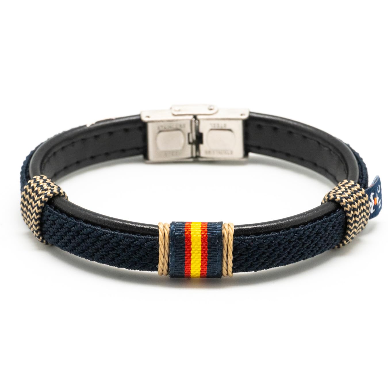 PULSERA WAKE AZUL MARINO - REGALO DE PULSERA DE LA BANDERA DE ESPAÑA