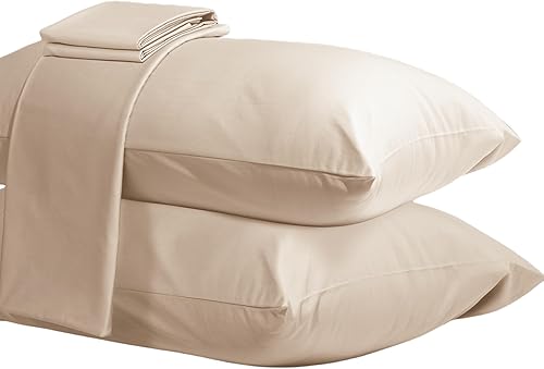 Miniatura 10 de Fundas de almohada de 1000 hilos 100% algodón egipcio para dormir, patrón satinado blanco, funda de almohada con cierre de sobre, funda de almohada