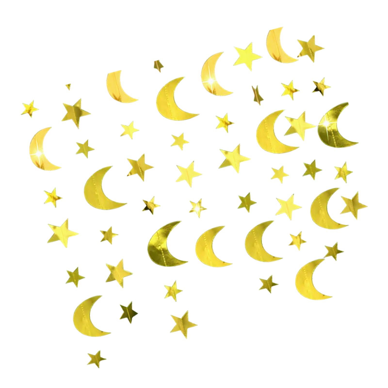 ZEPFJHE Glittering Star Themed Hanging Ornament for Room Wall Celebration Glowing Party Deck