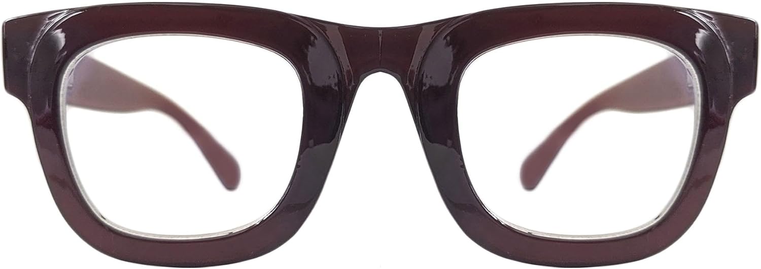 Gabriel + Simone Dylan Reading Glasses for Men and Women - Blue Light Blocking, Ultra-Thin Scratch-Resistant Lenses Case