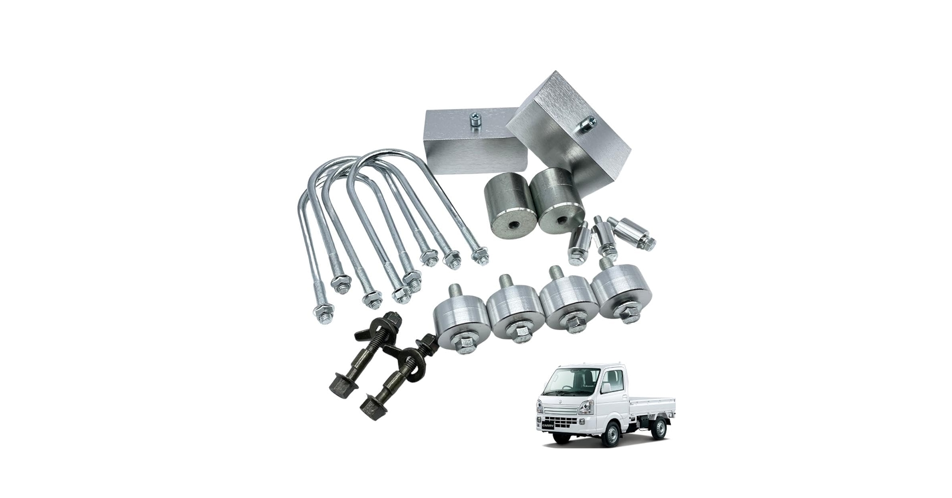 キャリー２インチリフトアップキット 16系キャリイ/クリッパー/スクラム4WD用2..2インチリフトアップ