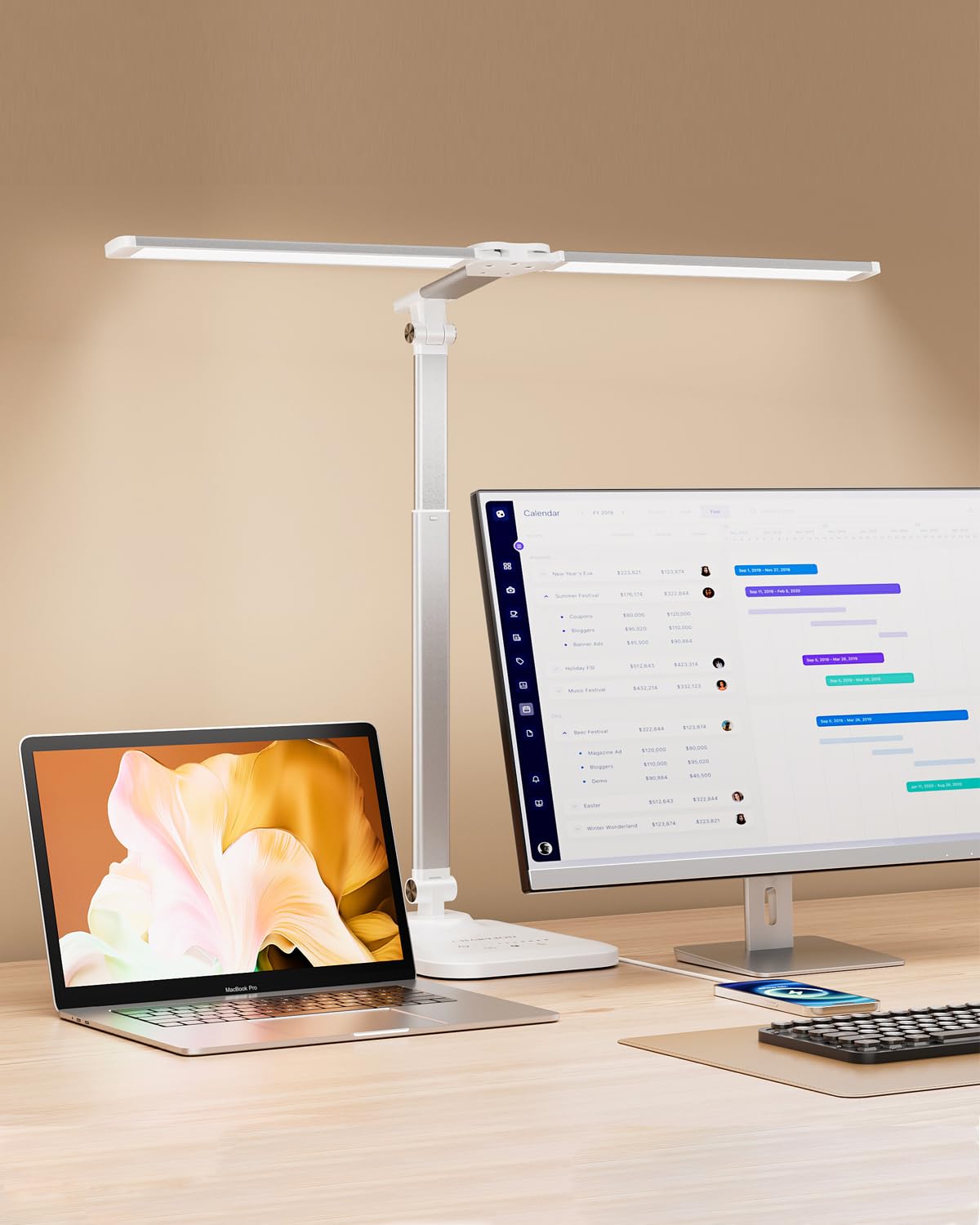 Adjustable LED Desk Lamp - Reading & Study Light -8 Adjustable LED Desk Lamp - Reading & Study Light -8