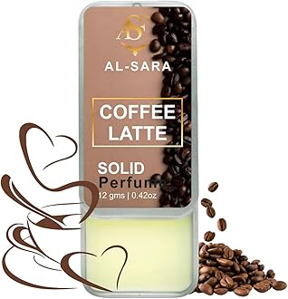 Coffee Latte Solid Perfume for Men & Women | Alcohol-Free, Non-Greasy, Long-Lasting Natural Fragrance Portable & Travel-Friendly Cologne