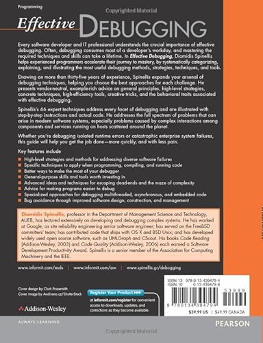 Effective Debugging: 66 Specific Ways To Debug Software And Systems (Effective Software Development Series) #TOP1