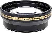 Xit XT2X52 52mm 2.2x High Definition Telephoto Lens for SLR Cameras - Multi-Coated Glass, Case Included