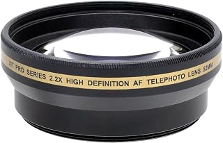 Xit XT2X52 52mm 2.2x High Definition Telephoto Lens for SLR Cameras - Multi-Coated Glass, Case Included
