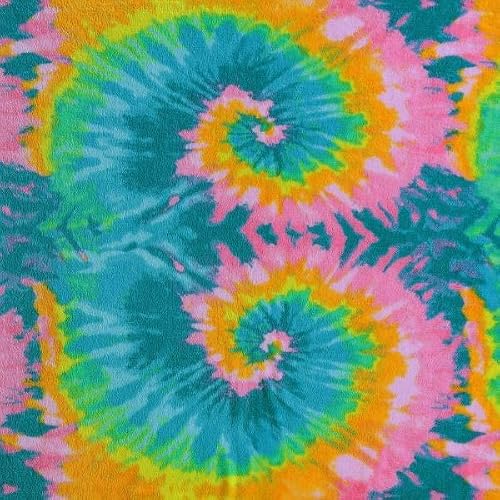 Betsey Johnson | Fleece Collection | Blanket - Ultra Soft & Cozy Plush Fleece, Lightweight & Warm, Perfect For Bed Or Couch, King, Tie Dye Love #TOP2