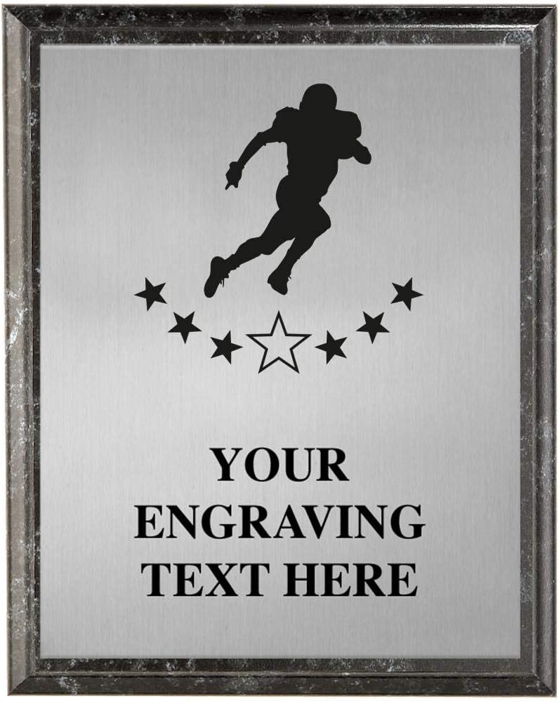 Crown Awards Football Plaques, Personalized Football Player Trophy Plaque Award, Great Custom Engraved Football Team Gifts Prime