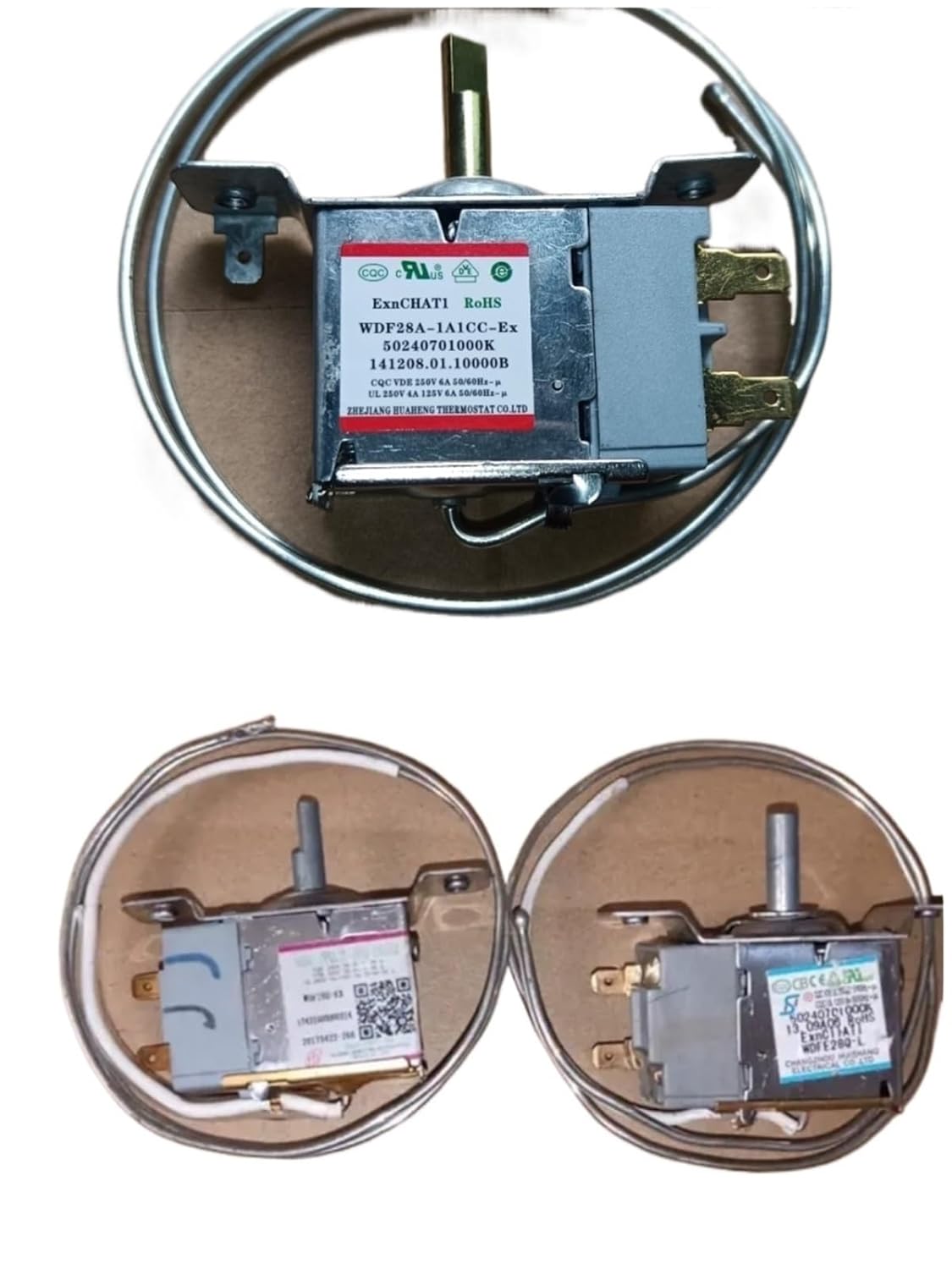 1Pcs Refrigerator Thermostat WDF28A-1A1-EX Refrigerator WDF28U Fresh-Keeping Mechanical Temperature Control WDFE28Q-L(WDFE28Q-L)