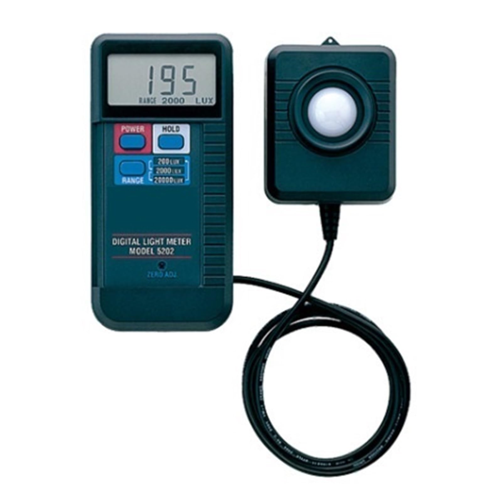 Espectrómetros, Fotómetro Digital 5202 Con Sensor Y Medidor De Recepción Luz Separados