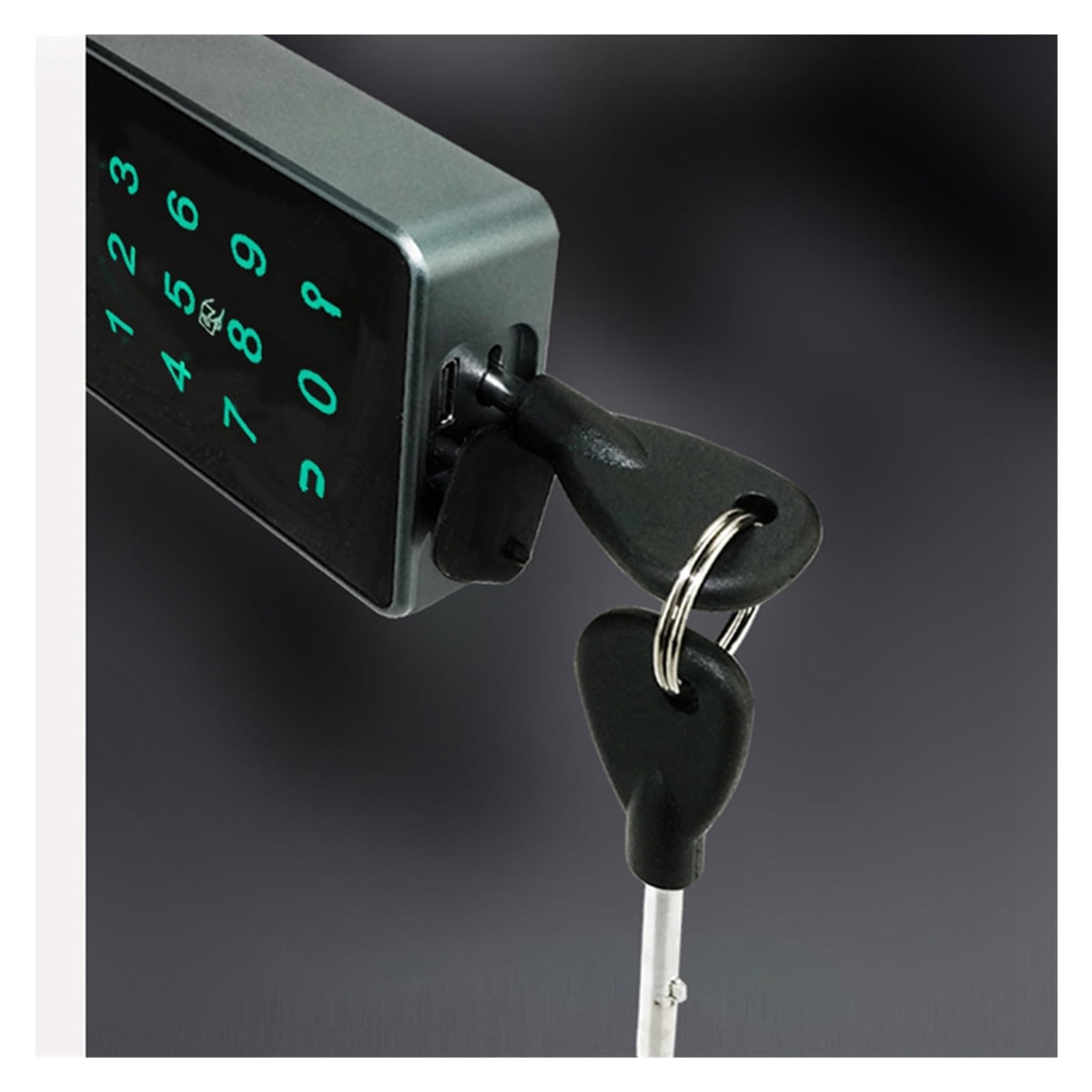 Cerradura electrónica inteligente con Bluetooth y tarjeta RFID, aplicación for candado contraseña, for desbloquear llave, Resistente a la intemperie