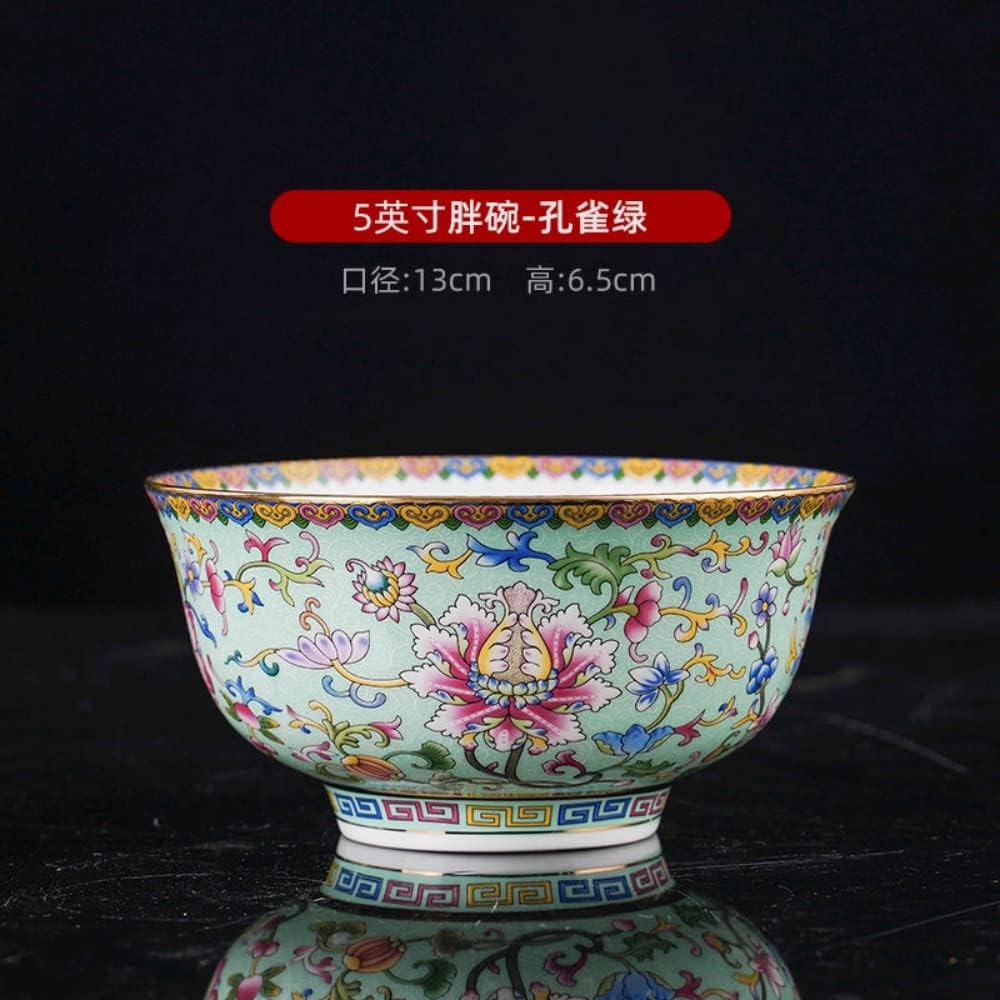 Ancient Porcelain Bowl,Ceramic Bowls,13cm 5in Jingdezhen Palace Rice Bowl Diameter high 6.5cm