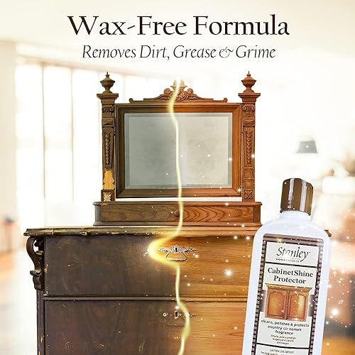 Vista 5 de STANLEY HOME PRODUCTS CabinetShine Protector – Limpiador de muebles y pulidor – Elimina el polvo, la suciedad y la mugre, restaura y renueva protege