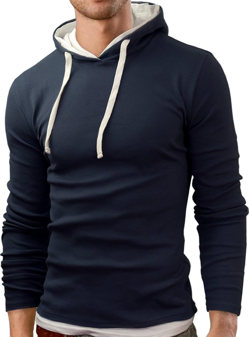 Grin&Bear Men's Long Sleeve Hoodie, GB101