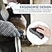 Farrier Hoof Rasp File Arc Shape Ergonomic Handle Hoof Trimming Tool with Coarse and Fine Teeth for Repairing Pony, Goat, Horse, Pig, and Other Animal Hooves