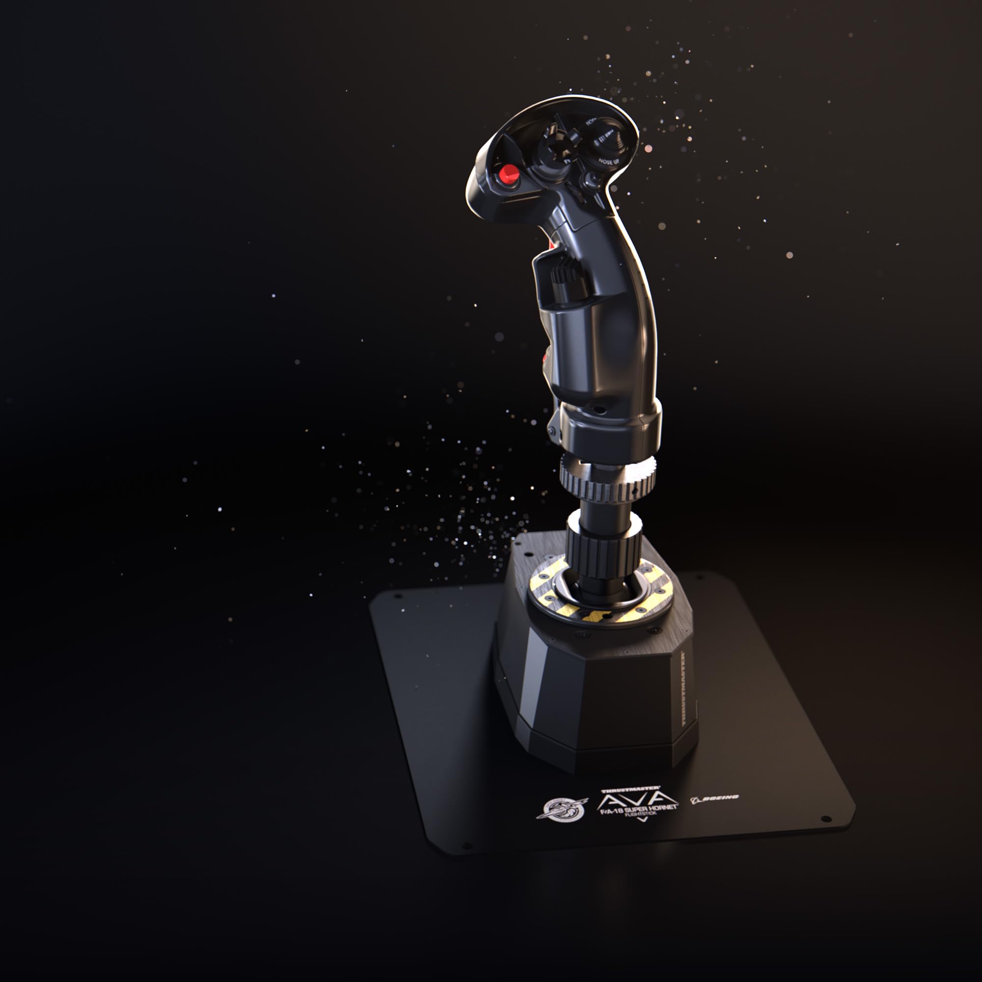 Thrustmaster AVA Offset Adapter - Ángulo Grip 15°/30° PC | Inclina el grip a 15 o 30 grados, extensión metálica de 5 cm, montaje sin herramientas, más comodidad