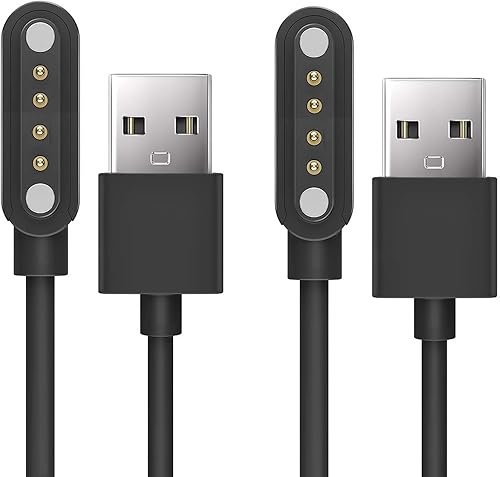 Compatible con el cargador de reloj inteligente Parsonver LA24, cable de carga magnético de repuesto USB compatible con Parsonver LA24 Smart Watch