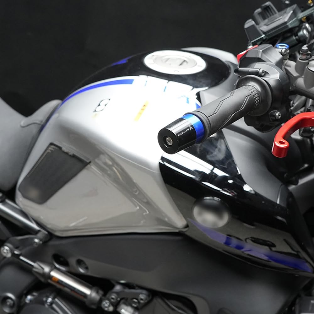 Handle Bar Ends Hand Grips Plug Caps Compatible with Yamaha MT-09 SP 2018 2019 2020 2021 2022 2023 2024 2025 2026 | Motorcycle Balance Pad MT 09 MT09 Accessories