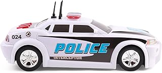Mighty Fleet Rescue Force Police Interceptor with realistic lights and sounds, 30cm in length. For ages 3+