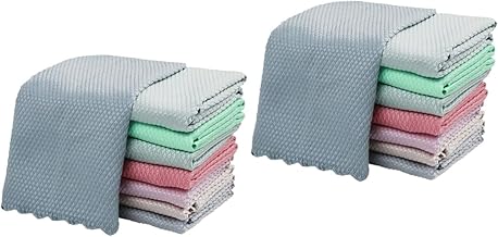 Veemoon 40 Pçs Pano Toalha De Limpeza Pano De Limpeza De Cozinha Pano De Limpeza Pano De Prato Degradável Panos Descartáveis Esponja Para Lava-Louças Toalha De Microfibra Panos De