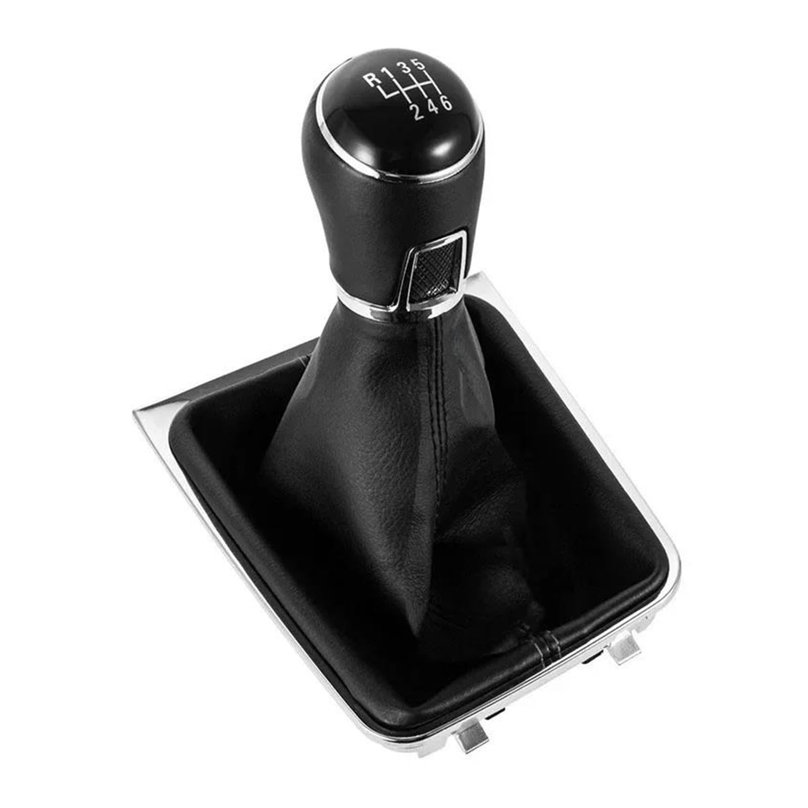 UIFCOG Gear Shifter Knob for VW for Golf MK7 for GTI for GTD R 2013-2017 LHD Car Gear Shift Knob Interior Decorate(for 6 Speed,A)