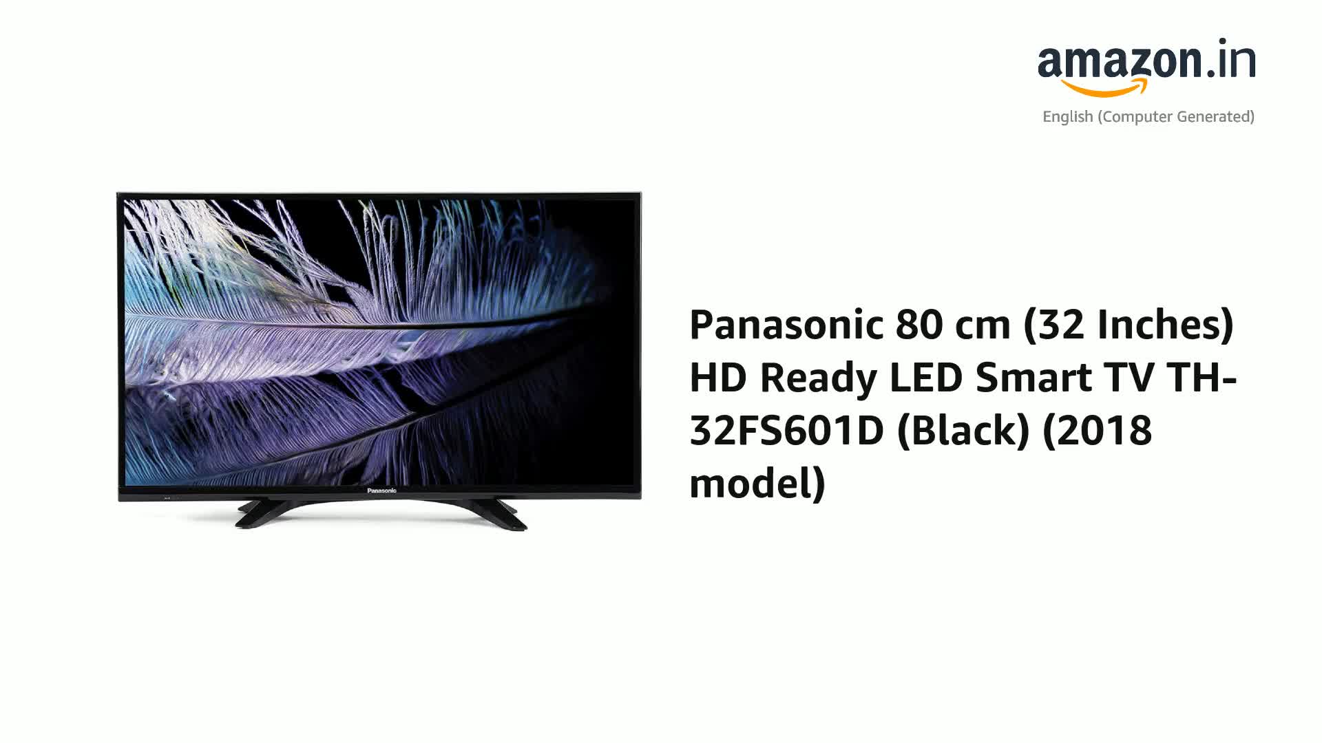 Panasonic 80 cm (32 Inches) HD Ready LED Smart TV TH-32FS601D