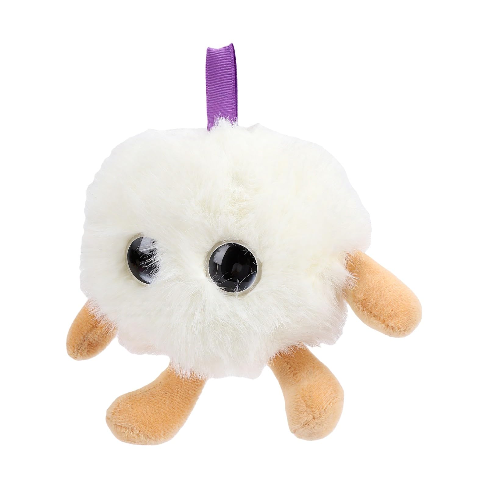 Drfeify AI Smart Plush Toy Tela de Felpa Animal de Peluche Interactivo con Batería Recargable USB C Chat de Voz Entrenamiento de Memoria Compañero Emocional para Niños Viajes a Casa (White)