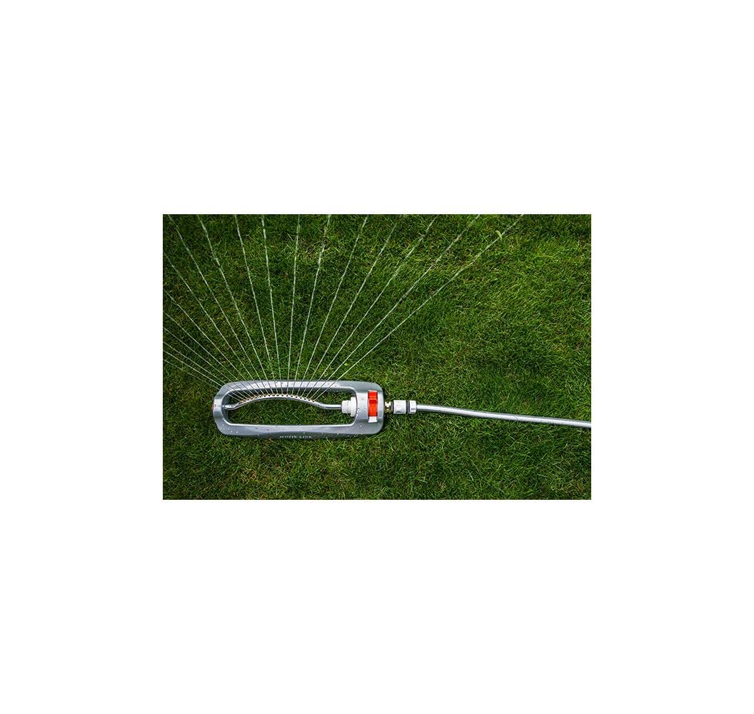 Bradas Rasensprenger Viereckregner Schwenksprenger Gartensprenger Oszillierender Sprinkler aus Metall 334m²