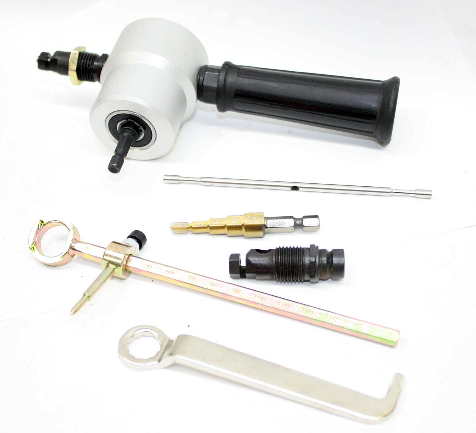 Double Head Sheet Nibbler Metal Cutter Drill Attachment Straight Curve Cutting NEW,Jikkolumlukka