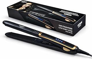 Hair Straightener Ceramic Hair Straightener High Heat Fast Heating 360 Degree Swivel Cord HG-390 Black
