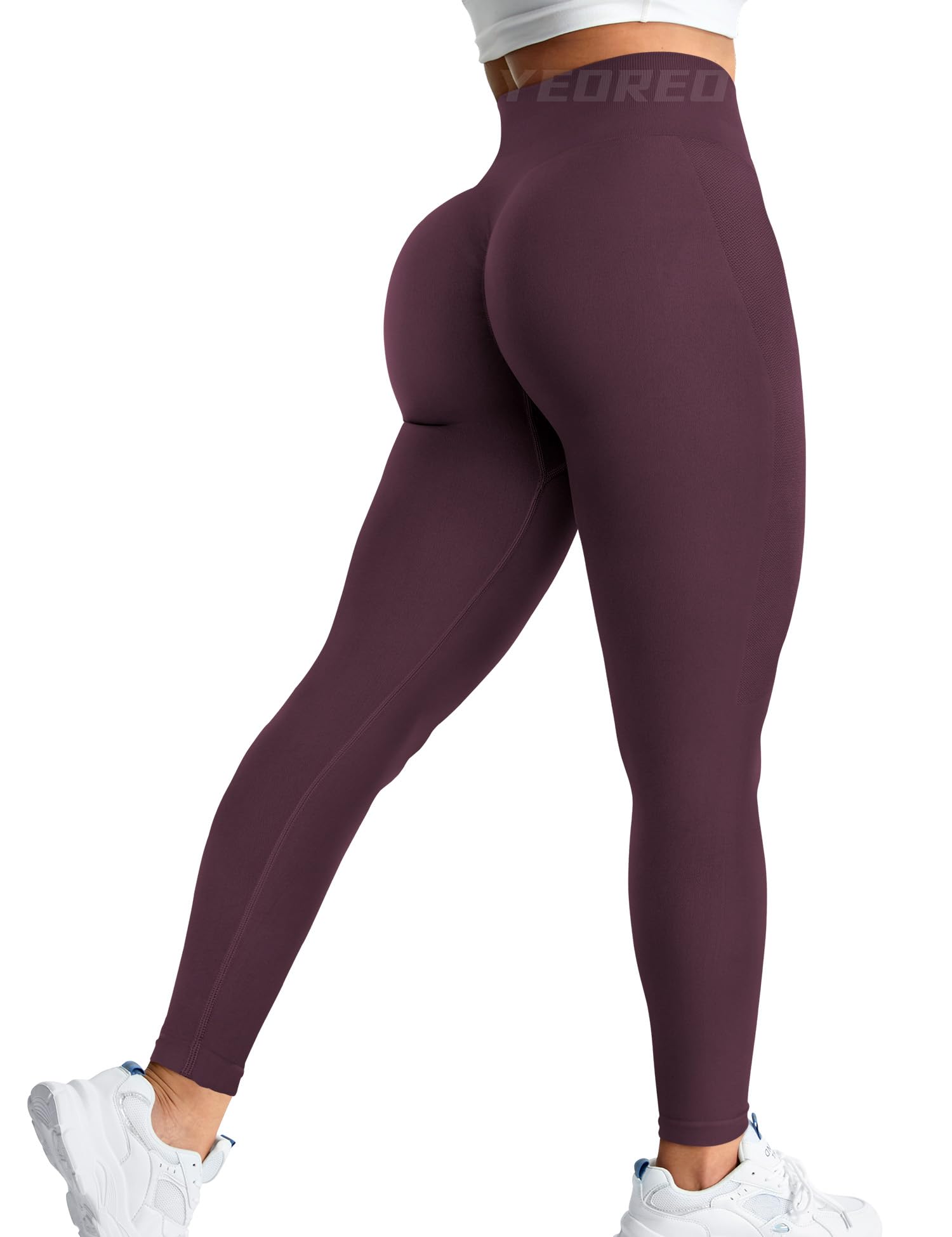 YEOREO Amplify Leggings for Women Seamless Scrunch Leggings