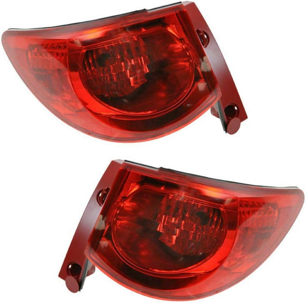 CarLights360 For Chevy Traverse 2009-2012 Tail Light Assembly Outer Driver Side DOT Certified GM2800238N