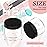 20 Pieces Round Pot Jars Plastic Cosmetic Containers Set with Lid for Liquid Creams Sample, 20 ml/ 0.7 oz (Black, White, Clear, Pink, Teal Lid)