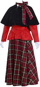 Amazon.com: Charles Dickens Caroler Costume Victorian Yuletide Lady Women's Christmas  Caroler Costume dress (XS) : Clothing, Shoes & Jewelry