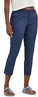 Lee Women's Wrinkle-Free 23" Capri Pants - Regular Fit Mid-Rise Stretch Cropped Pants for Casual Comfort