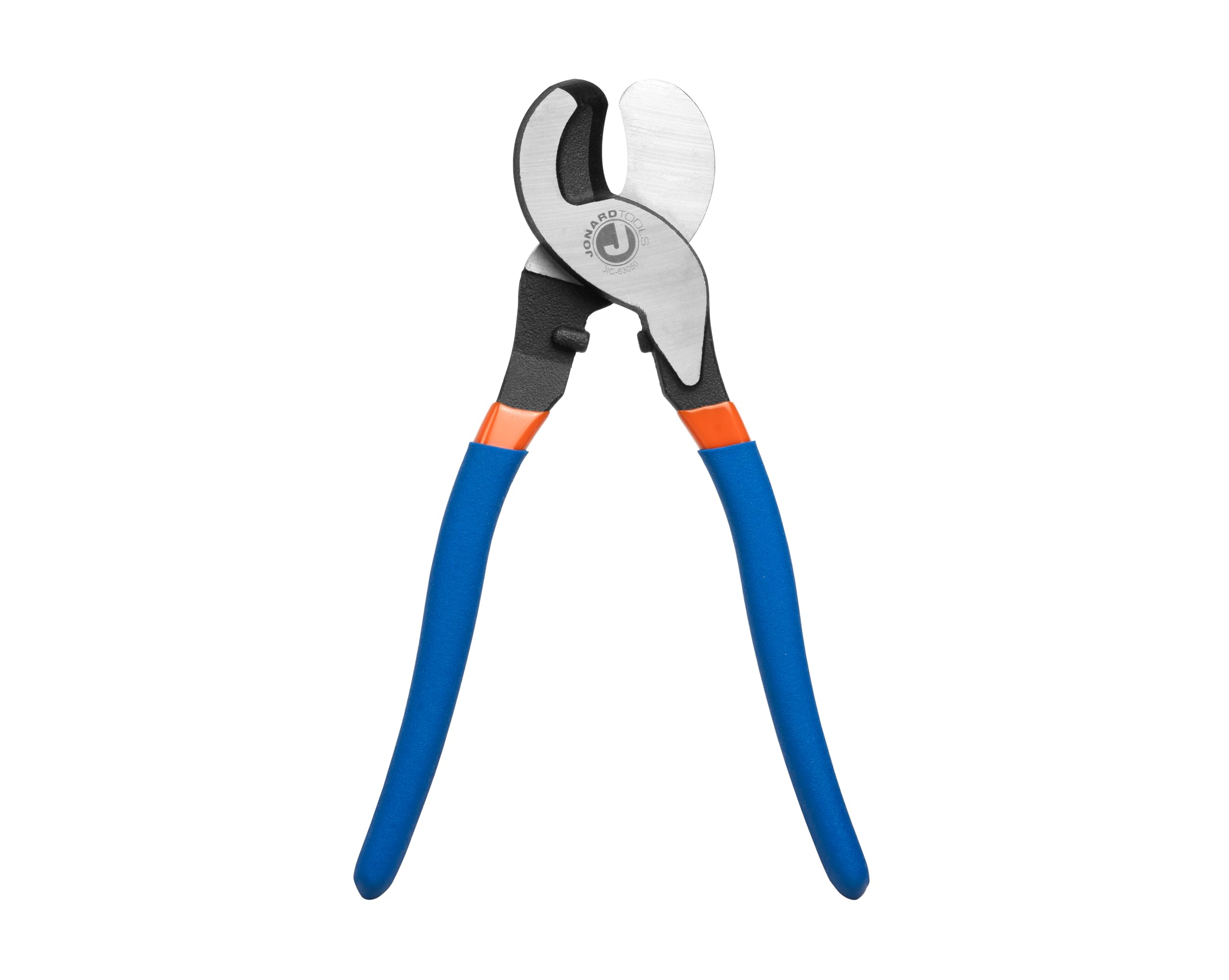 Jonard Tools JIC-63050 High Leverage Cable Cutter - Chrome Vanadium Steel, Induction-Hardened Edges, Cuts Aluminum, Copper & 100-Pair 24 AWG Cable, Ergonomic Grip, 13/16” Jaw Opening (Color May Vary)