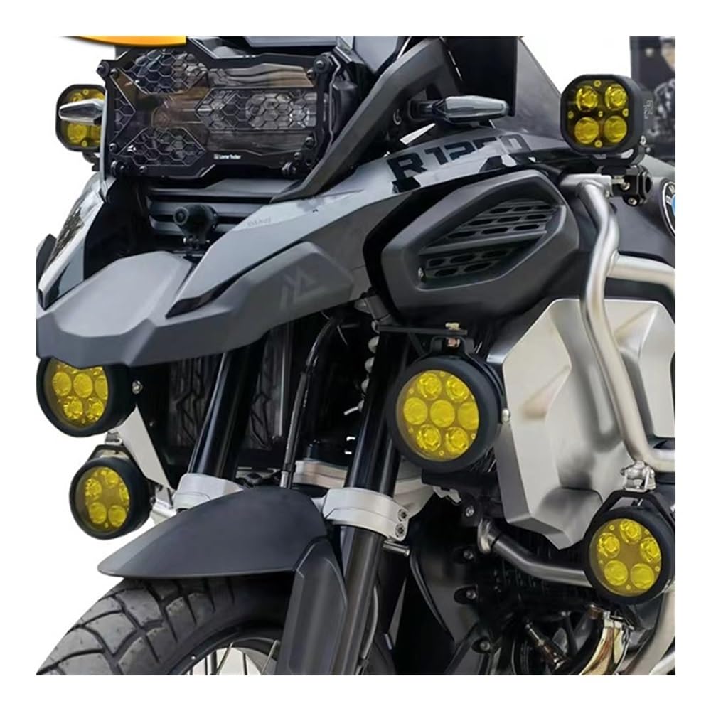 Delanteros Soporte Faros Motocicleta Piezas De Faro Delantero Para Motocicleta R1250GS R1200GS/ADV GSA 2018-2022, Soporte De Foco De Fijación, Piezas Modificadas Antiniebla Auxiliares