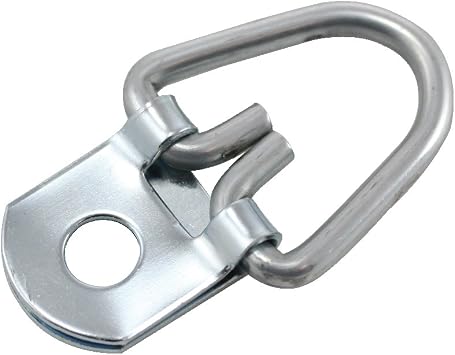 1-Hole Wide Strap Hanger, Frame-Hanging Hardware Silver, 100-Pack
